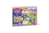 Puzzle - Melissa & Doug Chunky Puzzle Unicorn Holz - 6074501