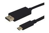Display Kabel - Deltaco - DisplayPort cable - USB-C to DisplayPort - 50 cm - USBC-DP50