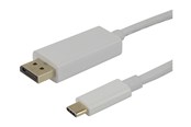 Display Kabel - Deltaco - video adapter cable - USB-C to DisplayPort - 2 m - USBC-DP200A