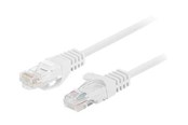 Netzwerk - Kabel - Lanberg patch cable - 1 m - white RAL 9010 - Weiß - 1m - PCU6-10CC-0100-W