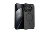 Handys - Cover & Cases - CRONG Hybrid Matte Magnetic - Xiaomi 15T Pro MagSafe Case (Black) - CRGHMMXM15TPBLK