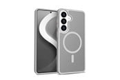 Handys - Cover & Cases - CRONG Hybrid Matte Magnetic - MagSafe Case for Samsung Galaxy S26 (Gray) - CRGHMMSGS26LGR