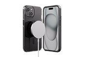 Handys - Cover & Cases - CRONG Clear MAG Pro - iPhone 15 MagSafe Case (Black) - CRGCLRMPIP1561BLK