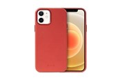 Handys - Cover & Cases - CRONG Essential Cover - PU Leather Case for iPhone 12 / iPhone 12 Pro (Red) - CRG-ESS-IP1261-RED