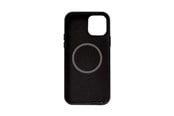 Handys - Cover & Cases - CRONG Essential Cover Magnetic - iPhone 12 Pro Max MagSafe Leather Case (Black) - CRG-ESSM-IP1267-BLK