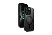 Handys - Cover & Cases - CRONG Hybrid Frost MAG Cover - Case with MagSafe for iPhone 16 Pro Max (Black) - CRGHFMIP1669PBLK