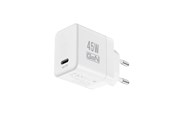 Handys - Adapter und Ladegeräte - CRONG Ultra Compact GaN - USB-C 45W PD 3.0 Wall Charger with PPS (White) - CRGGN1C45WHI