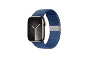 Smartwatch - Accessories - CRONG Wave Band – Braided Apple Watch Strap 44/45/46/49mm (Blue) - CRG-44WAV-BLU