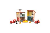 Holzspielzeug - Classic World Wooden Fire Station - 50646
