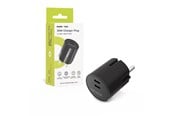 Handys - Adapter und Ladegeräte - Mobile Origin 30W Charger Plug PW33 - 2x USB-C - black - MO-PW33-BLK