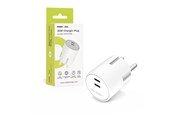 Handys - Adapter und Ladegeräte - Mobile Origin 30W Charger Plug PW33 - 2x USB-C - white - MO-PW33-WHT