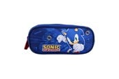 Schul-Zubehör - Vadobag Sonic Still Unstoppable Pencil Case 2-Compartment - Blue - 155-01309