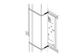Wandhalterungen, AV-Halterungen & AV-Möbel - Chief Square 8" x 6" U-Bolt Set - Mounting Component - Max - recommended for - FCAVCSU80