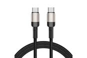 USB Kabel - Tech-Protect  UltraBoost Evo USB-C / USB-C PD 100W 5A 2m Cable - Titanium - 5906203690640