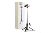 Handys - Anderes Zubehör - Tech-Protect  L08S Bluetooth Selfie Stick with Remote Control Tripod up to 141cm - Black - 5906302308286