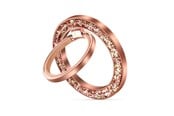 Handys - Anderes Zubehör - Tech-Protect MMR200 magnetic handle / ring with MagSafe - pink with crystals - 5906302308774