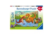 Puzzle - Ravensburger Dinosaurs At Play 2x24p - 4+ - 10105030