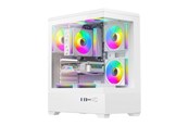 Gehäuse - Darkflash C365 Computer Case + 5 Fans - Gehäuse - Weiß - C365 WHT +5F