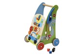 Baby Spielzeug - Primi Passi - Wooden Walker with Activity Garage - PP1048