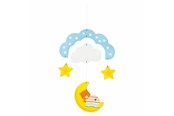 Baby Spielzeug - Goki Wooden Mobile Travel Through the Night - 52862