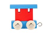 Holzspielzeug - Small Foot - Wooden Letter Train Wagon Red/Blue - Pack of 12 - 10348-display12