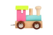 Holzspielzeug - Small Foot - Wooden Letter Train Locomotive Colored - 12 pieces - 7894-display12