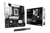 Mainboard - ASRock B860M Rock WiFi Mainboard - Intel B860 - Intel LGA1851 - DDR5 RAM - Micro-ATX - 90-MXBU60-A0UAYZ