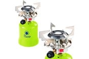 Camping & Outdoor - Meva  Stove for Punctured Gas Cartridges FOCUS piezo Igniter 1.4kW - 8022684000123