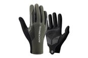 Fahrrad-Zubehör - Rockbros 16110006002 shock-absorbing cycling gloves size M - green and black - Rockbros-16110006002