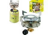 Grill und Zubehör - Meva Gas Tourist Stove for Gas Cartridges with 7/16" ATOS 1.8kW Thread - 8427921002104