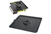 Grill und Zubehör - Meva Grill grate for gas tourist stove with burner function CAST IRON - 8590584575350