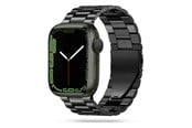 Smartwatch - Accessories - Tech-Protect Stainless Bracelet for Apple Watch 4 / 5 / 6 / 7 / 8 / 9 / SE / Ultra 1 / 2 (42 / 44 / 45 / 49 mm) - Black - 5906735412796