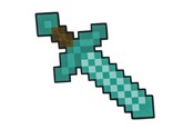 Spielzeugwaffen - Jakks DISGUISE Minecraft Schaumstoffschwert - 700910
