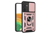 Handys - Cover & Cases - Hurtel Hybrid Armor Camshield Case for Samsung Galaxy A14 Armored Case with Camera Cover Pink - 9145576272855