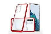 Handys - Cover & Cases - Hurtel Clear 3in1 Case for Samsung Galaxy S23 Silicone Cover with Frame Red - 9145576272657