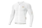 Fahrrad-Zubehör - Rockbros YDCX008 Diamond Long Sleeve Cycling Jersey Size M - White - Rockbros-15200026010