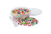 Kreativ-Spiele - Playbox Small Glitter Beads 6 mm 700 pcs - 5+ Years - 27518