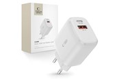 Handys - Adapter und Ladegeräte - Tech-Protect  C20W USB-C PD 20W / USB-A QC 3.0 Network Charger - White - 9589046924293