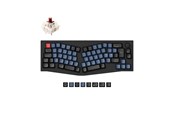 Tastaturen - Keychron Q8 QMK Wired 65% Alice Layout - Gateron G Pro Brown - Ergonomische Tastatur - 65% - Nordic ISO - Schwarz - Q8-M3-BO