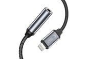 Audio Kabel - Tech-Protect UltraBoost Lightning / mini jack 3.5mm adapter - black - 9490713929599