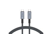 USB Kabel - Tech-Protect  UltraBoost Max USB-C 4.0 / USB-C 4.0 PD 240W 8K 40Gbps 1m Cable - Grey - 5906302308989