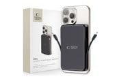 Powerbank (Akku) - Tech-Protect LifeMag PB31 Power Bank with MagSafe 10000mAh 15W USB-C / USB-A / Built-in USB-C / Lightning Cables - Black Powerbank (Akku) - schwarz - 10000 mAh - 5906302309269