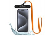 Handys - Cover & Cases - Tech-Protect Waterproof Case UWC7 Waterproof for Devices up to 6.9" - Black & Orange - 5906302309573