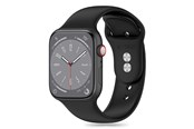 Smartwatch - Accessories - Tech-Protect Silicone Strap for Apple Watch 4 / 5 / 6 / 7 / 8 / 9 / SE (38 / 40 / 41 mm) - Black - 5906302310104