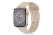 Smartwatch - Accessories - Tech-Protect Silicone Strap for Apple Watch 4 / 5 / 6 / 7 / 8 / 9 / SE (38 / 40 / 41 mm) - Brown - 5906302310180