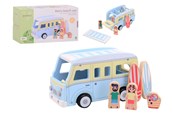 Holzspielzeug - Jouéco Retro beach van with accessories - 263-80154