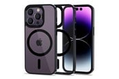 Handys - Cover & Cases - Tech-Protect MagMat MagSafe Case for iPhone 14 Pro Max - Clear Black - 9589046925504