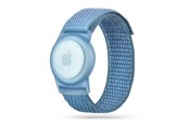 Handys - Anderes Zubehör - Tech-Protect Nylon Strap for Kids on Apple AirTag - Blue - 9589046926082