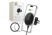 Handys - Adapter und Ladegeräte - Tech-Protect A2 Car Phone Holder with MagSafe 15W Inductive Charger for Air Vent - Blackmo - 9589046926730