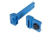 Rack-Gehäuse - Middle Atlantic Forward Small Device Mounting Clamps - Blue - Pack of 4 - FWD-SIDECLMP-4